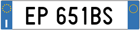 Truck License Plate